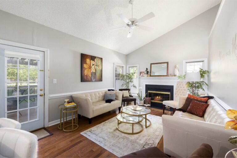 Cozy living room with modern decor.